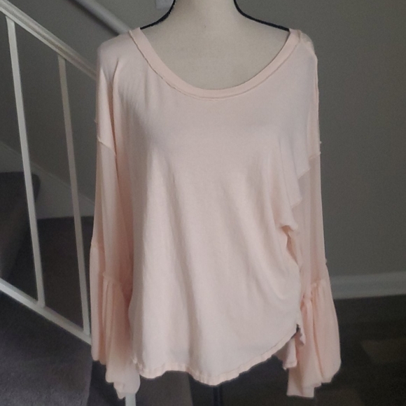 Free People Still Got it Tee in Blush Pink - Picture 3 of 13